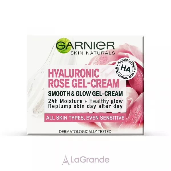 Garnier Skin Naturals Hyaluronic Rose-Gel Cream ������������ ����������� ����-���� � ������� ����� ��� ���� ����� ����