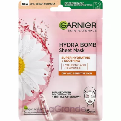 Garnier Skin Naturals Hydra Bomb Sheet Mask     