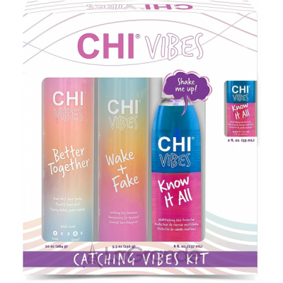 CHI Vibes Catching Vibes Kit  (h/spray/284g + shm/150g + prot/237ml + prot/59ml)