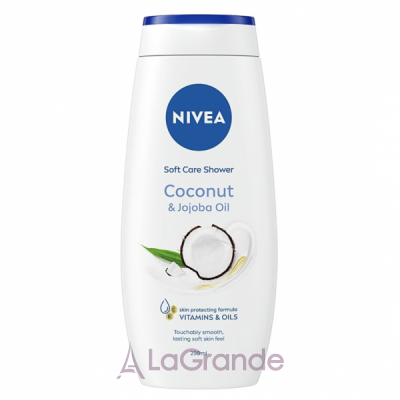 Nivea Coconut & Jojoba Oil Soft Care Shower -   