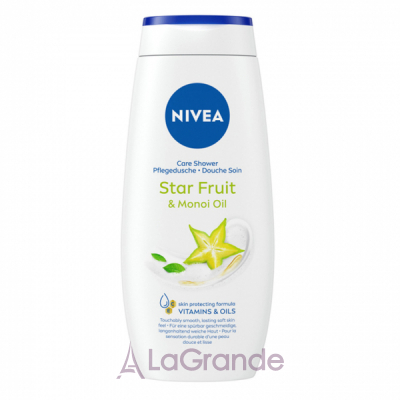 Nivea Star Fruit & Monoi Oil Care Shower -   