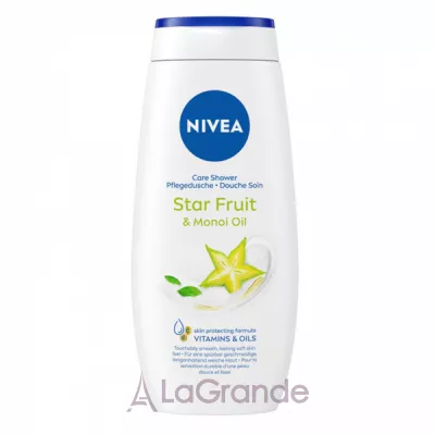 Nivea Star Fruit & Monoi Oil Care Shower -   