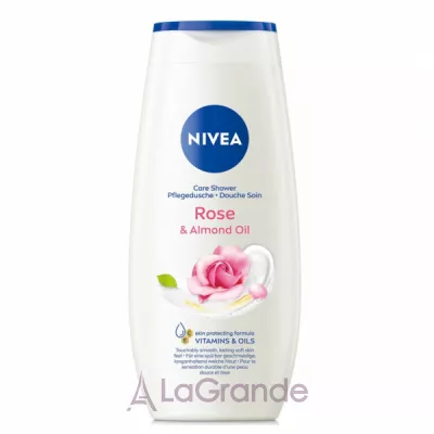 Nivea Rose & Almond Oil Care Shower -   