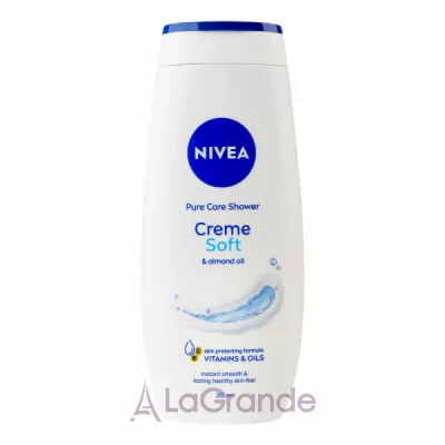 Nivea Creme Soft & Almond Oil Care Shower -       