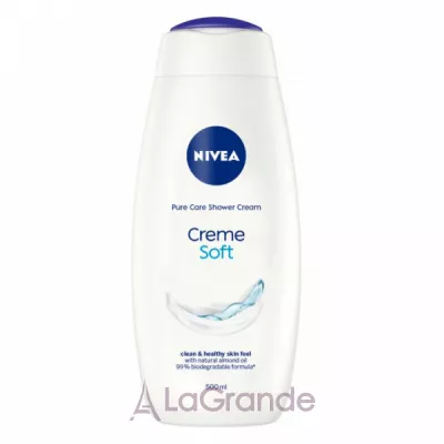 Nivea Creme Soft & Almond Oil Care Shower -       