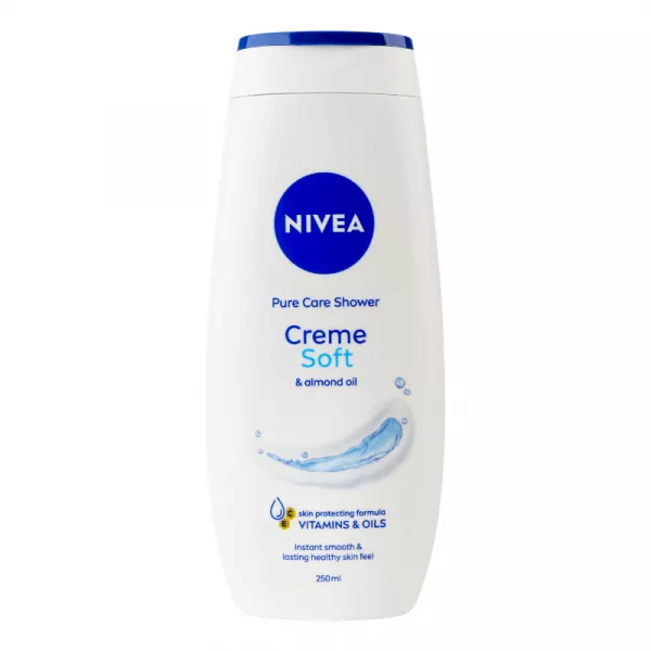 Nivea Creme Soft & Almond Oil Care Shower ����-������ ��� ���� ����� ���� �� ��������� ����