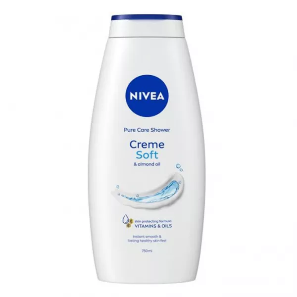 Nivea Creme Soft & Almond Oil Care Shower ����-������ ��� ���� ����� ���� �� ��������� ����