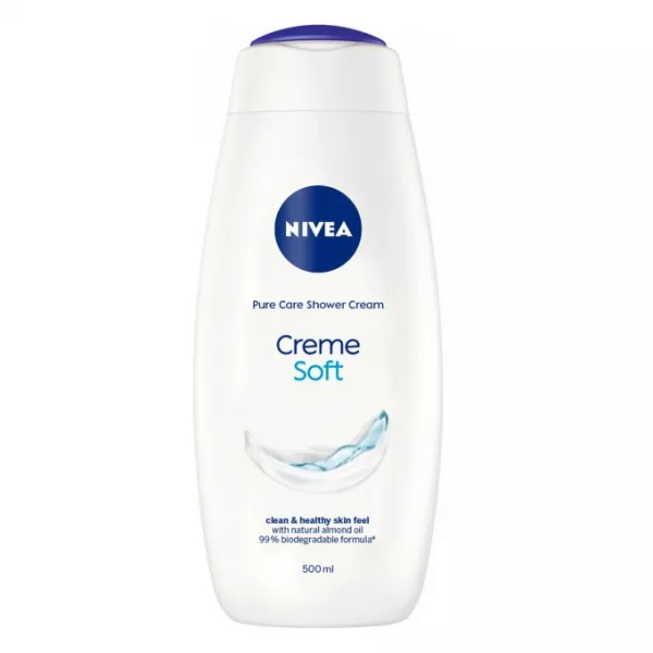 Nivea Creme Soft & Almond Oil Care Shower ����-������ ��� ���� ����� ���� �� ��������� ����