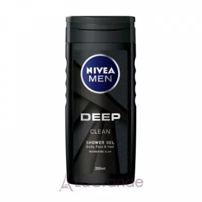 Nivea Men Deep Clean Shower Gel     ,   