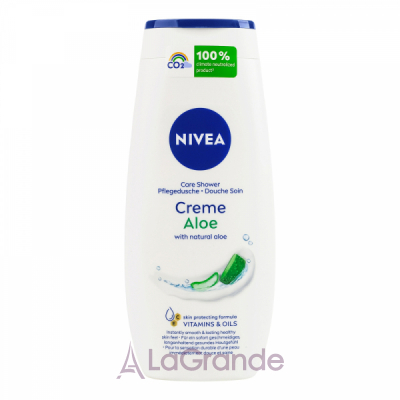 Nivea Creme Aloe with Natural Aloe Care Shower -   