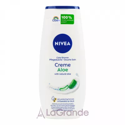 Nivea Creme Aloe with Natural Aloe Care Shower -   