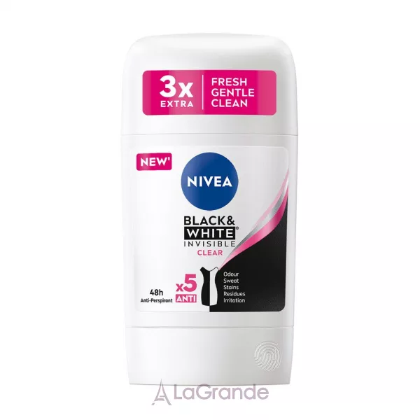 Nivea Black & White Invisible Clear �������������� 