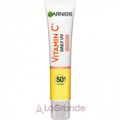 Garnier Skin Naturals Vitamin C Daily UV Glow SPF 50+      C     , SPF50+