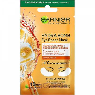 Garnier Skin Naturals Hydra Bomb Eye Sheet Mask     