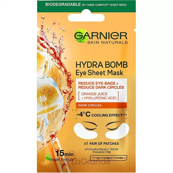 Garnier Skin Naturals Hydra Bomb Eye Sheet Mask �������� ����� �� ��� 
