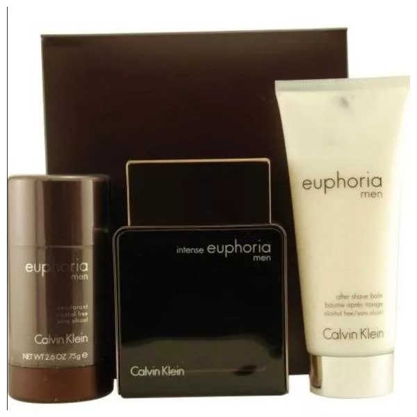 Calvin Klein Euphoria Men Intense ����� (��������� ���� 100 �� + ������� ����� ������ 100 �� + ����������-���� 75 ��)