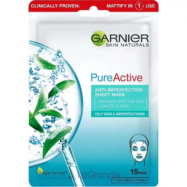 Garnier Pure Active Anti-Impeffection Sheet Mask �������� ����� ��� �������