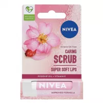 NIVEA Caring Scrub Super Soft Lips Rosehip Oil + Vitamin E �����-������� ��� ��� � �볺� �������