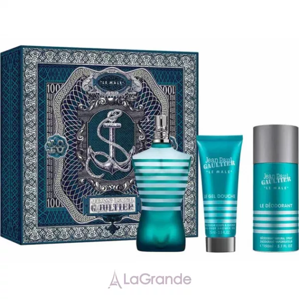Jean Paul Gaultier Le Male ���� (�������� ���� 125 �� + ���� ��� ���� 75 �� + ���������� 150 ��)