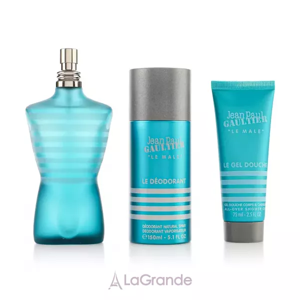 Jean Paul Gaultier Le Male ���� (�������� ���� 125 �� + ���� ��� ���� 75 �� + ���������� 150 ��)