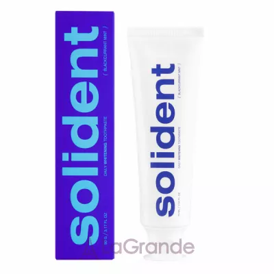 Solident Daily Whitening Toothpaste Blackcurrant Mint     