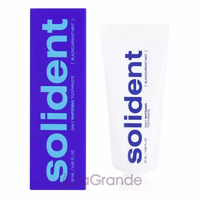 Solident Daily Whitening Toothpaste Blackcurrant Mint     