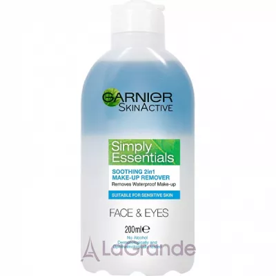 Garnier Skin Active Simply Essentials Soothing 2in1 Make-Up Remover     2  1 