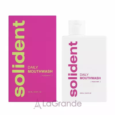 Solident Daily Mouthwash Peach Mint     