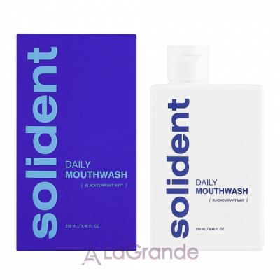 Solident Daily Mouthwash Blackcurrant Mint     