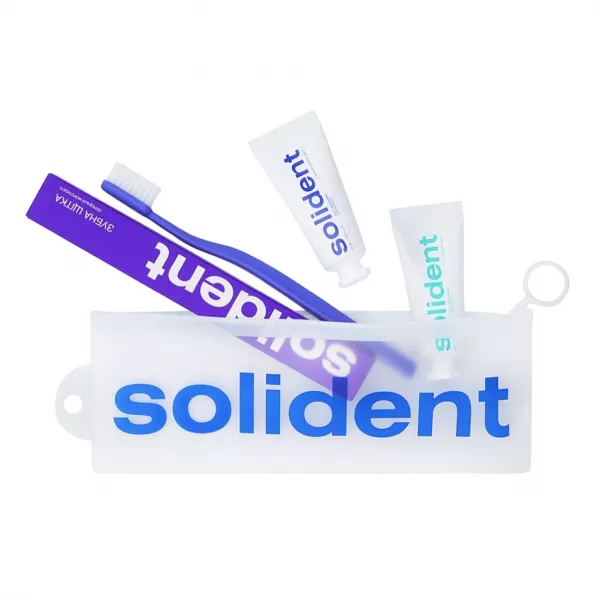 Solident Travel Kit Mint-Blackcurrant ����� ��� ����������� 