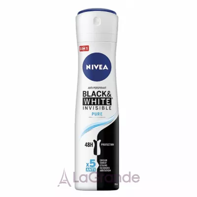 Nivea Black & White Invisible Pure Anti-Perspirant - 