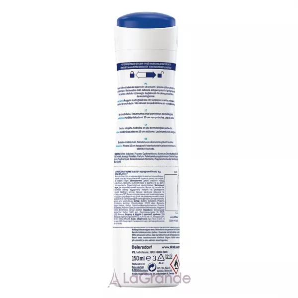 Nivea Black & White Invisible Pure Anti-Perspirant ��������������-����� 