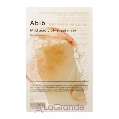 Abib Mild Acidic Ph Sheet Mask Glutathiosome Fit       