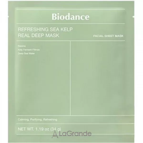 Biodance Refreshing Sea Kelp Real Deep Mask ó��������� ����� � �������� �������