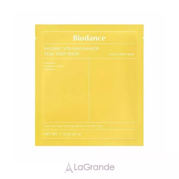 Biodance Radiant Vita Niacinamide Real Deep Mask ó��������� ����� � �����������