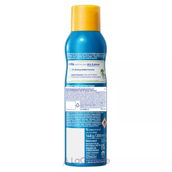 NIVEA Sun Protect & Care Dry Touch Refreshing Mist ������������� ���������� ��� 