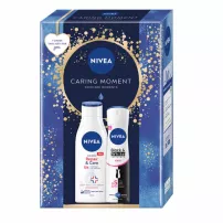NIVEA Caring Moment 2024 ���������� ����� ������� (b/lot/250ml + deo/150ml)