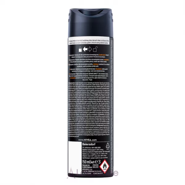 Nivea Black & White Invisible Ultimate Impact Anti-Perspirant ��������������-����� 