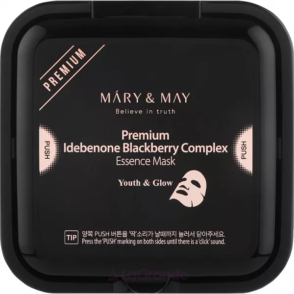 Mary & May Premium Idebenon Blackberry Complex Essence Mask �������� ����� � ���������� � �������� ����������