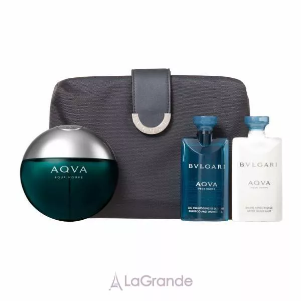 Bvlgari Aqua pour Homme ����� (��������� ���� 100 �� + ���� ��� ���� 75 �� + ������� ����� ������ 75 �� + �������)