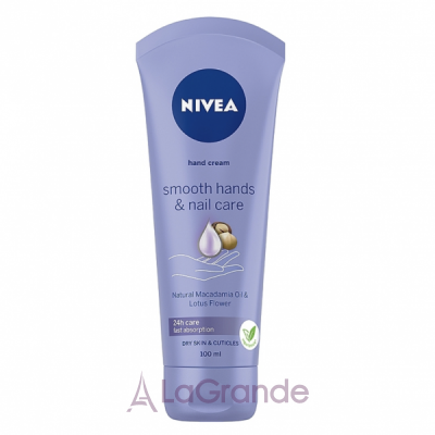 NIVEA Smooth Hands & Nail Care Hand Cream     