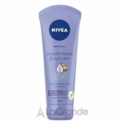 NIVEA Smooth Hands & Nail Care Hand Cream     