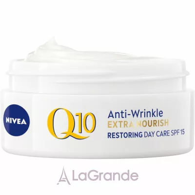 NIVEA Q10 Extra Nourish Anti-Wrinkle Restoring Day Care SPF 15    