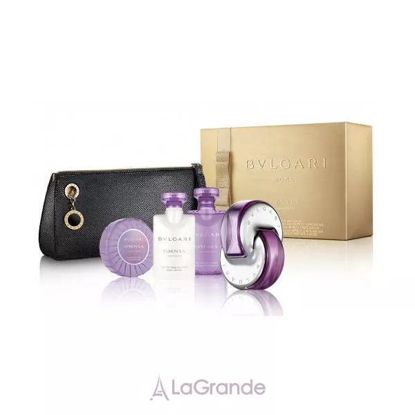 Bvlgari Omnia Amethyste ����� (��������� ���� 65 �� + ���� ��� ���� 40 �� + ������ ��� ���� 40 �� + ��������������� ���� 50 � + ����������)