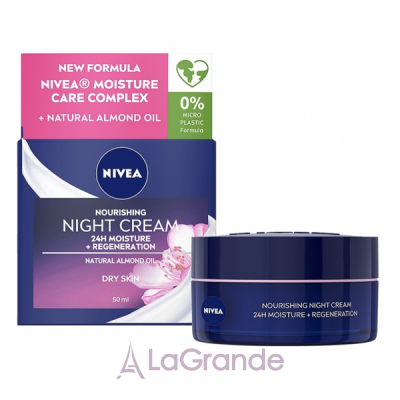 NIVEA Nourishing Night Cream 24h Moisture + Regeneration    