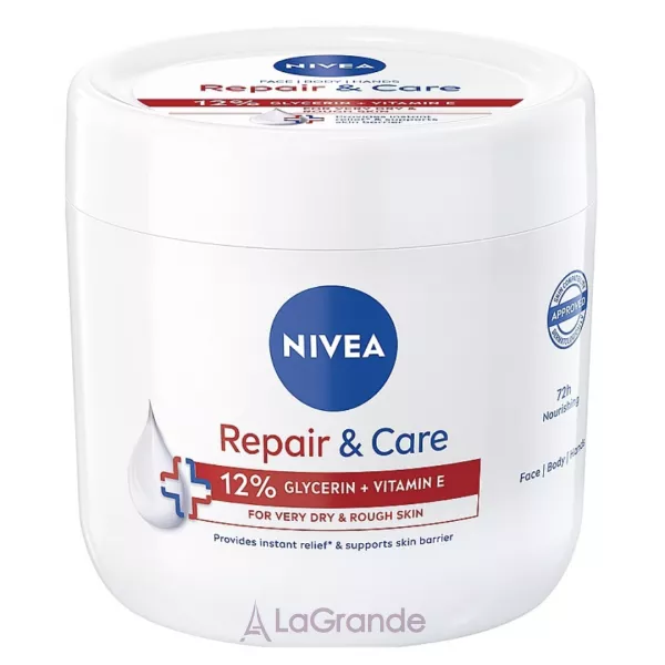 NIVEA Repair & Care 12% Glycerin + Vitamin E Cream ���� ��� ����, ���� � ��� 