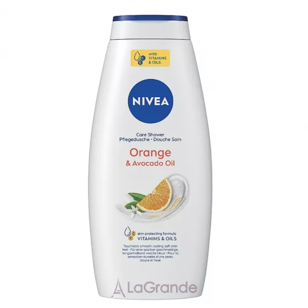 NIVEA Orange & Avocado Oil Care Shower ����-������ ��� ���� 