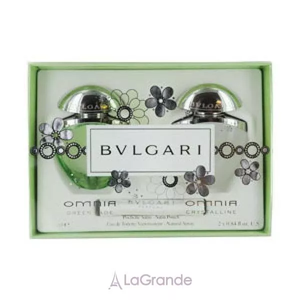 Bvlgari Omnia Crystalline ���� (�������� ���� Omnia Crystalline 25 �� + �������� ���� Omnia Green Jade 25 ��)