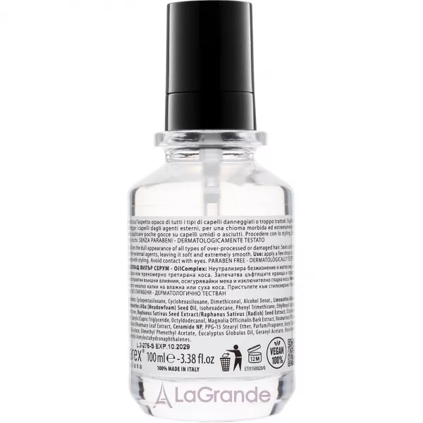Barex Italiana Olioseta Filler Re-�harge Serum OilComplex �����-����� ��� �������