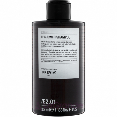 Previa Extra Life E2.01 Regrowth Shampoo    